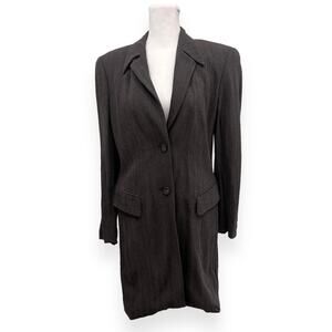 Escada Dark Academia Long Jacket Size 36 (Small/Med)